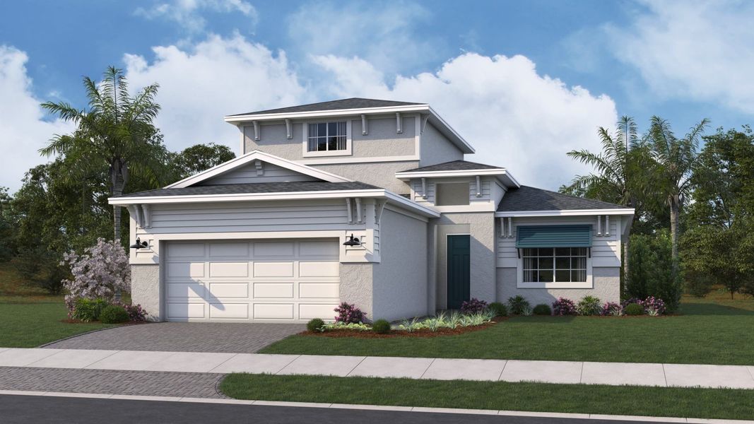 Coastal with Bonus and Front Load Garage Coastal with Bonus and Front Load Garage