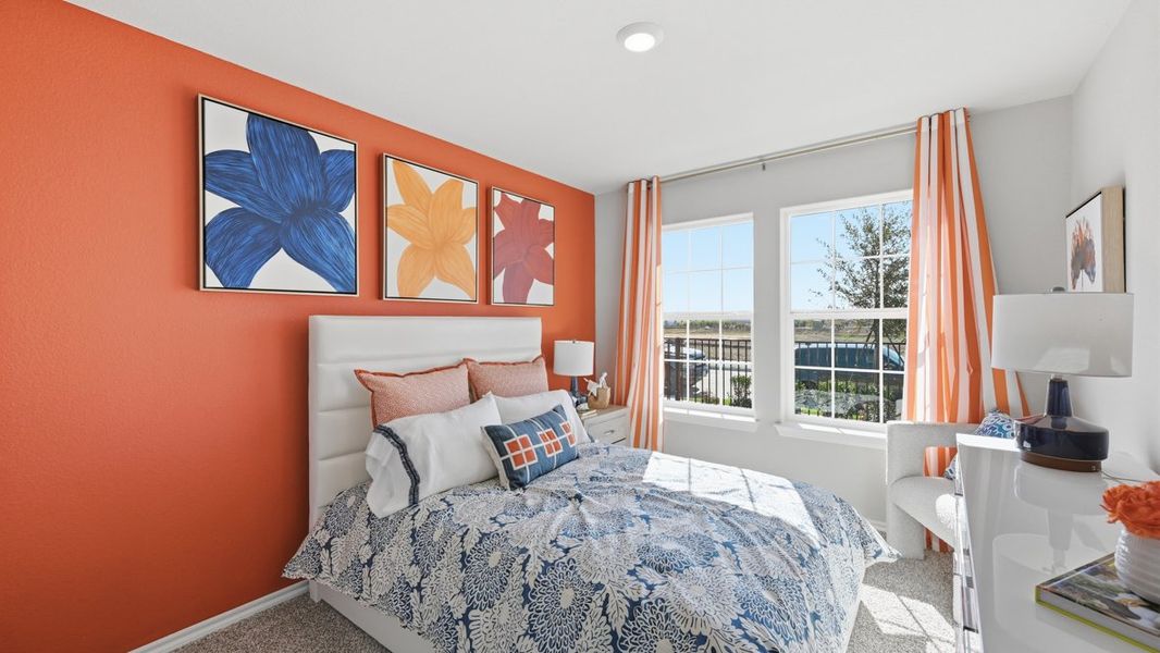 Furnished interior view inside a new home in Lonestar at Liberty Trails, Fort Worth (Image 32).