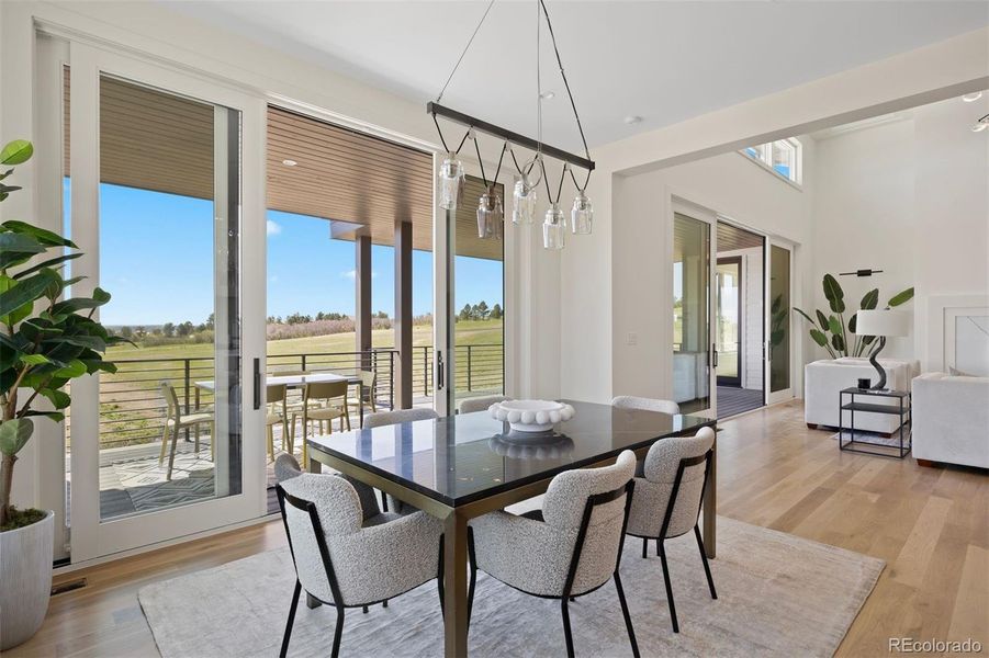Furnished interior view inside a new home in , Castle Rock (Image 8).