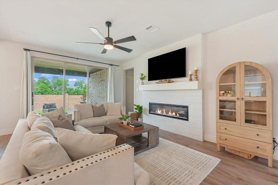 Furnished interior view inside a new home in , Anna (Image 10). Furnished interior view inside a new home in , Anna (Image 10).