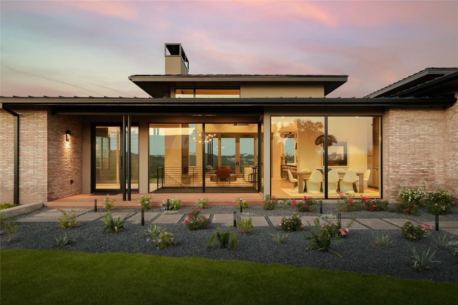 Exterior details and patio area of a home in , Austin (Image 24).
