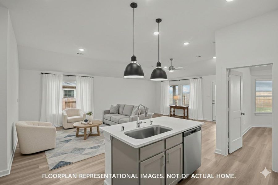 Furnished interior view inside a new home in Ambrose, La Marque (Image 5).