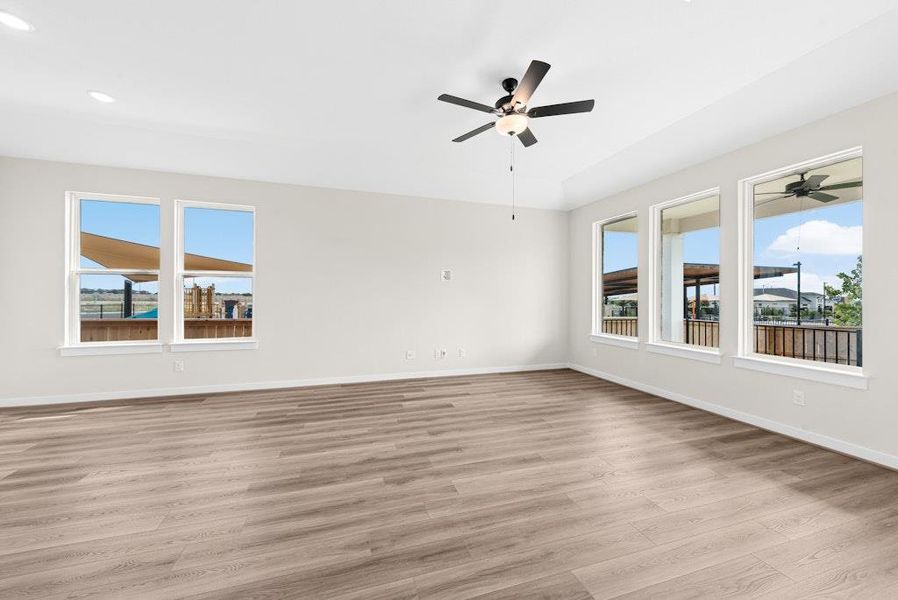 Spacious, unfurnished interior of a new home in University Heights, Round Rock (Image 10). Spacious, unfurnished interior of a new home in University Heights, Round Rock (Image 10).