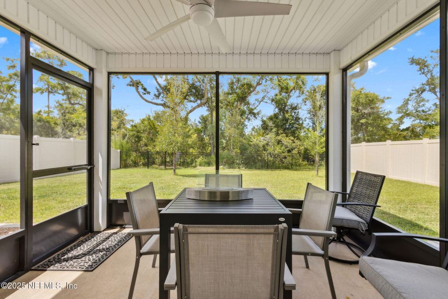 Exterior details and patio area of a home in River Glen, Yulee (Image 21). Exterior details and patio area of a home in River Glen, Yulee (Image 21).