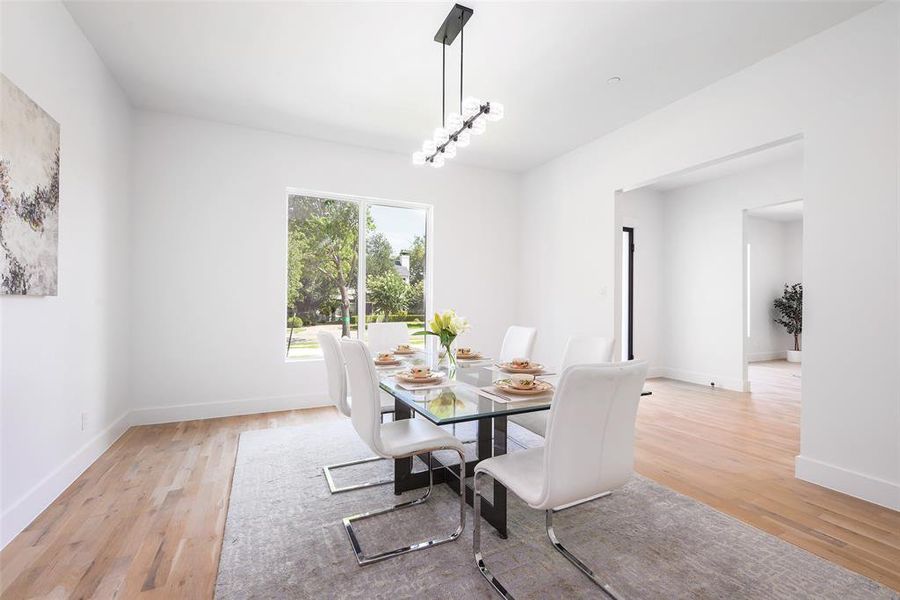 Furnished interior view inside a new home in , University Park (Image 9).