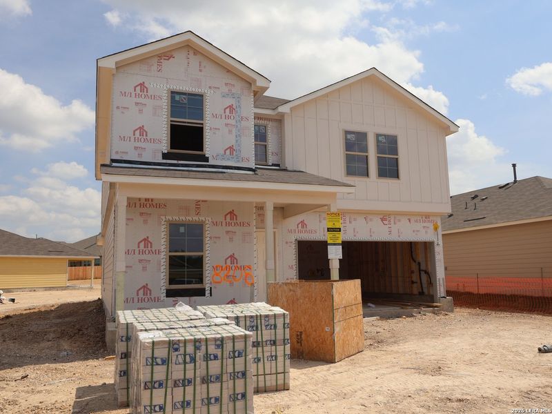 In-progress construction of a new home in Agave, San Antonio, TX (Image 39).