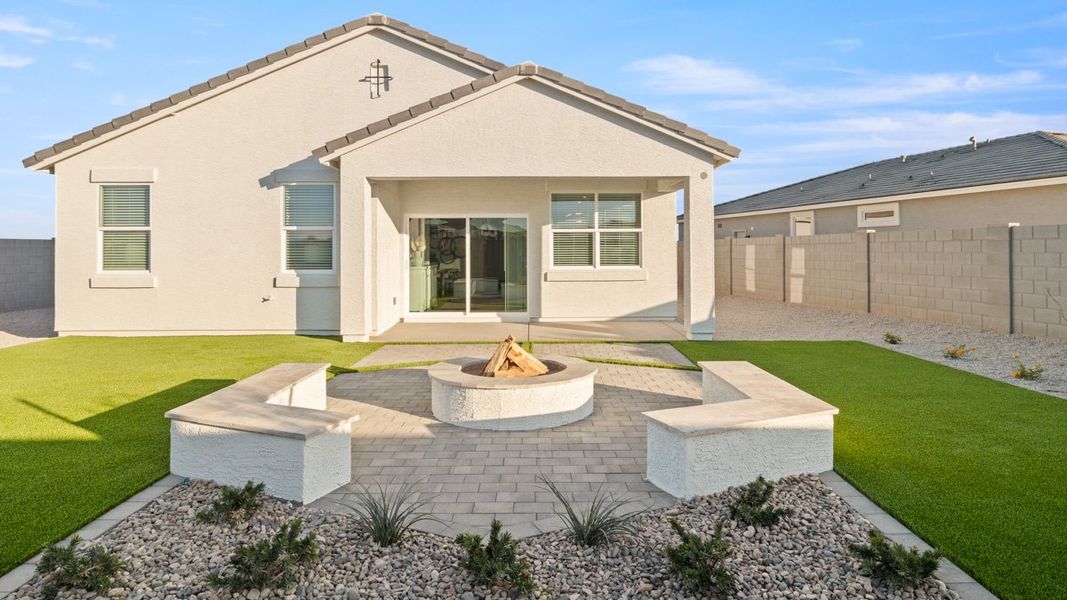 Exterior details and patio area of a home in Mason Ranch, Surprise (Image 2). Exterior details and patio area of a home in Mason Ranch, Surprise (Image 2).