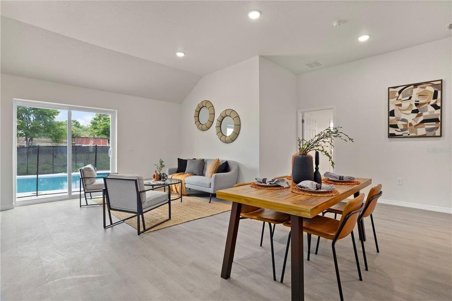 Furnished interior view inside a new home in , Seffner (Image 7).