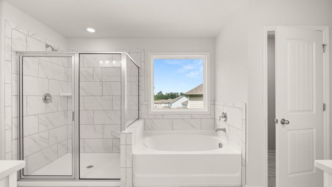 Representative furnished interior of a home built from the Grayson by D.R. Horton in Holland Estates, Powder Springs (Image 8).