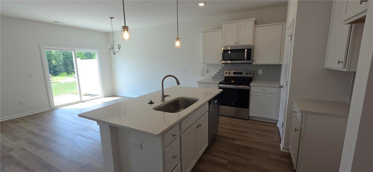 Furnished interior view inside a new home in Meece Townhomes, Easley (Image 4).