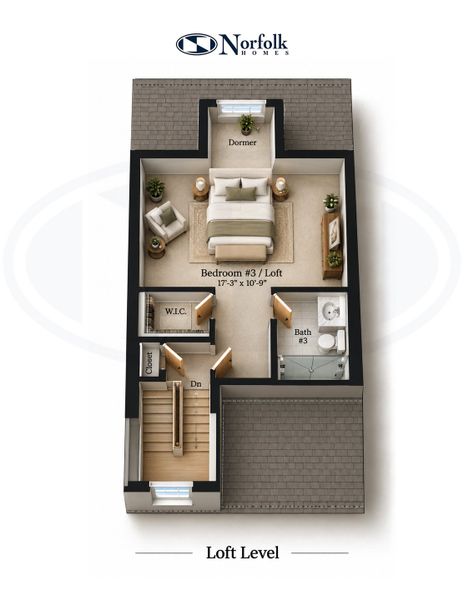 2D floor plan layout of this home in Bristol Ridge Townhomes, Ann Arbor, MI (Image 21).