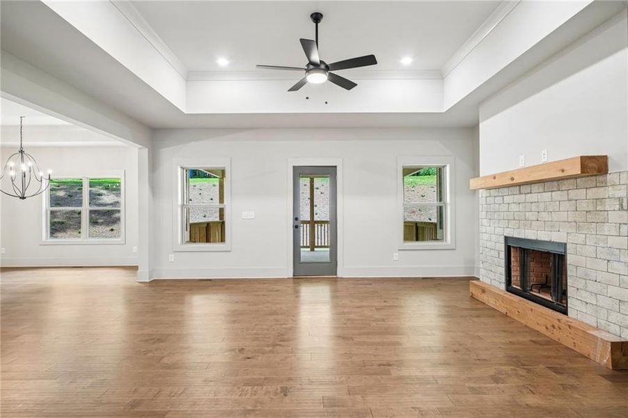 Spacious, unfurnished interior of a new home in Steeplechase, Hoschton (Image 40).