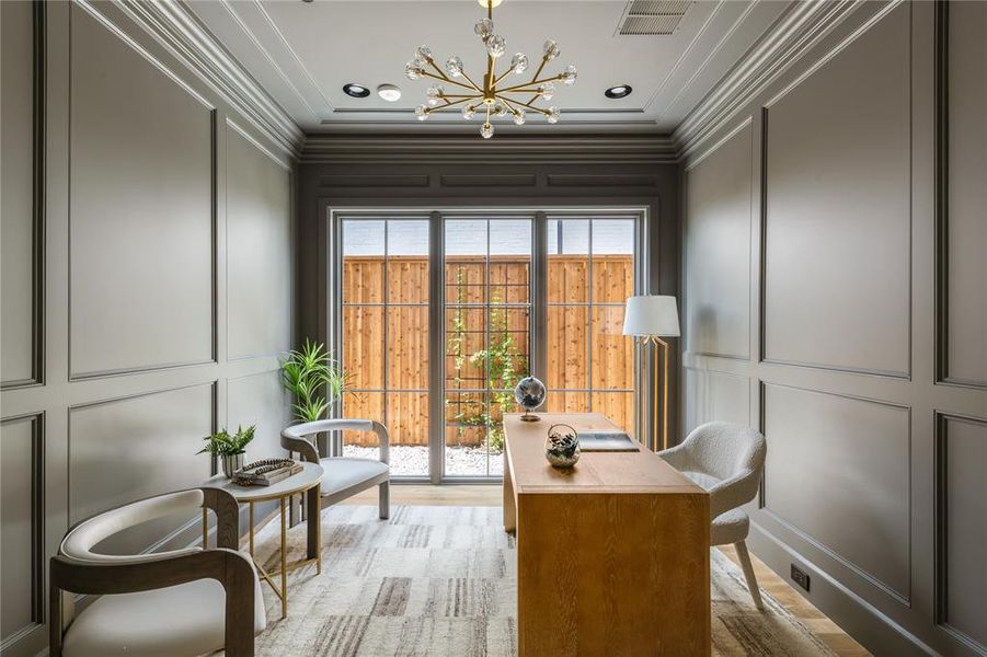 Furnished interior view inside a new home in , Highland Park (Image 8).