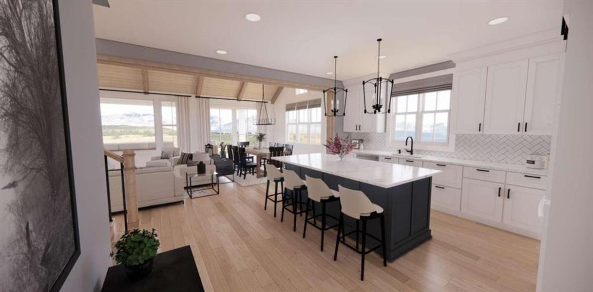 Furnished interior view inside a new home in , Franklin (Image 7).