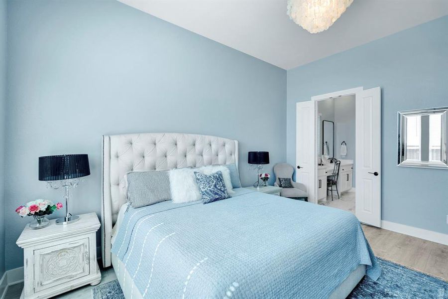 Furnished interior view inside a new home in , Midlothian (Image 7).