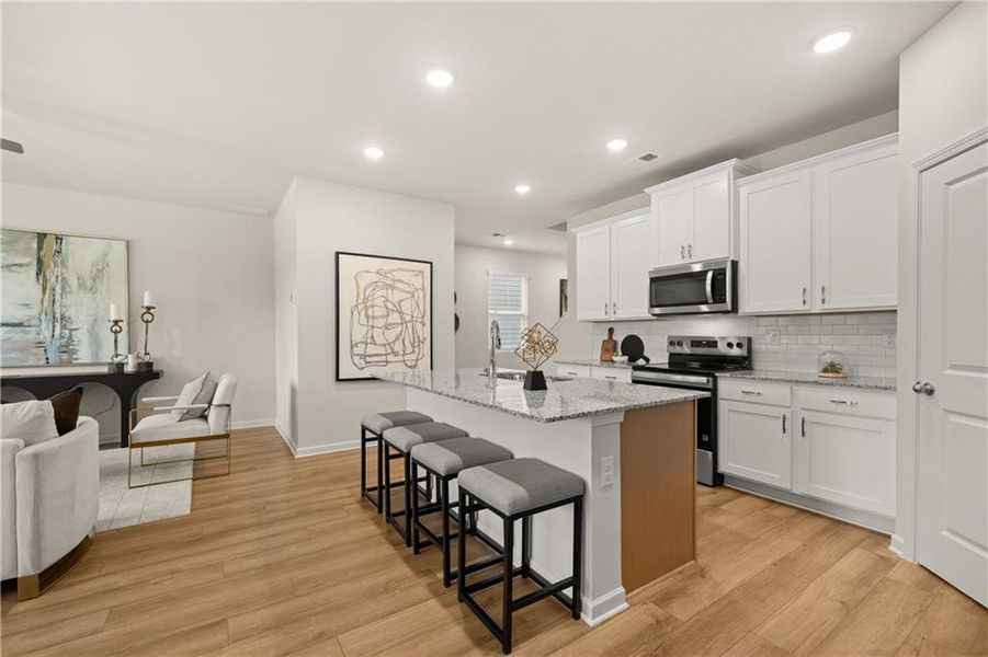 Furnished interior view inside a new home in The Retreat at Walden Park, Jonesboro (Image 23).
