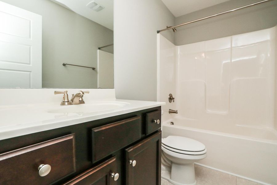 Representative interior finishes for a home built from the Palmer Plus by RiverWILD Homes in Riverwood Ranch, Clayton (Image 10).