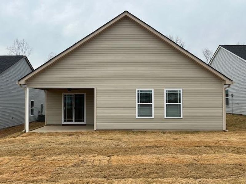 Exterior details and patio area of a home in Cleveland Meadows, Spartanburg (Image 3).