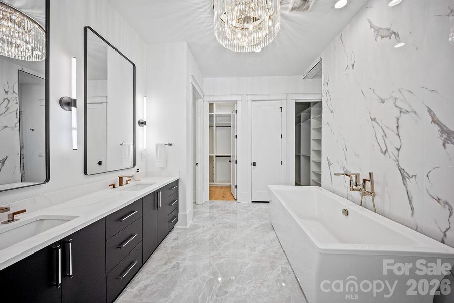 Furnished interior view inside a new home in , Charlotte (Image 14).