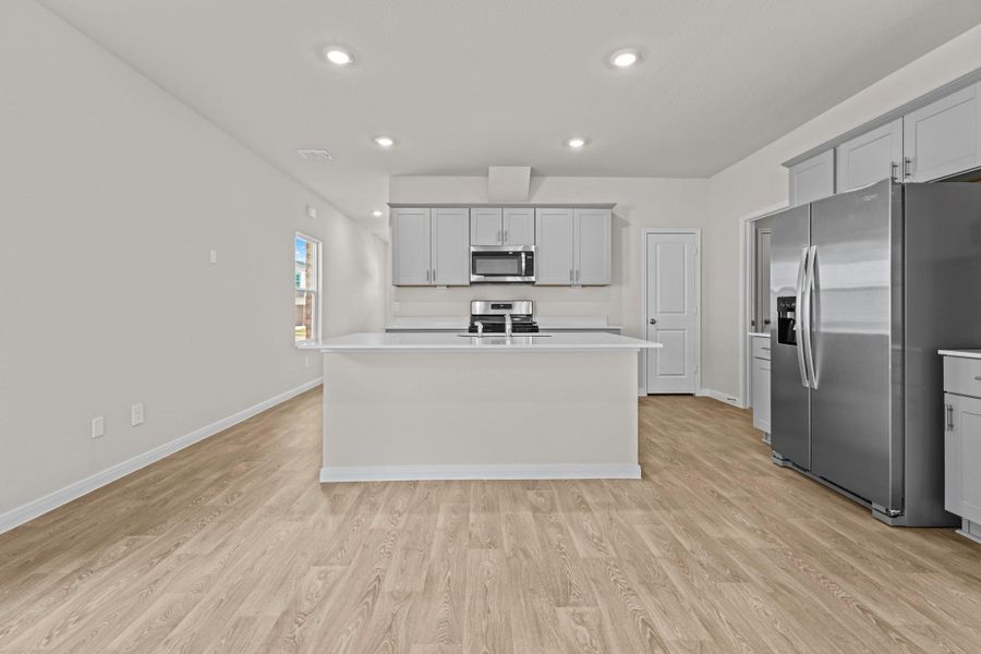 Furnished interior view inside a new home in Whisper South, San Marcos (Image 7). Furnished interior view inside a new home in Whisper South, San Marcos (Image 7).
