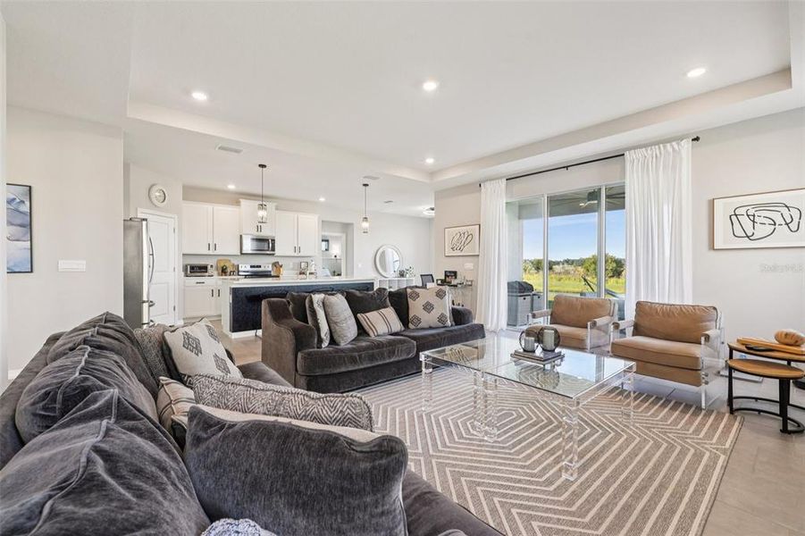 Furnished interior view inside a new home in , San Antonio (Image 56). Furnished interior view inside a new home in , San Antonio (Image 56).