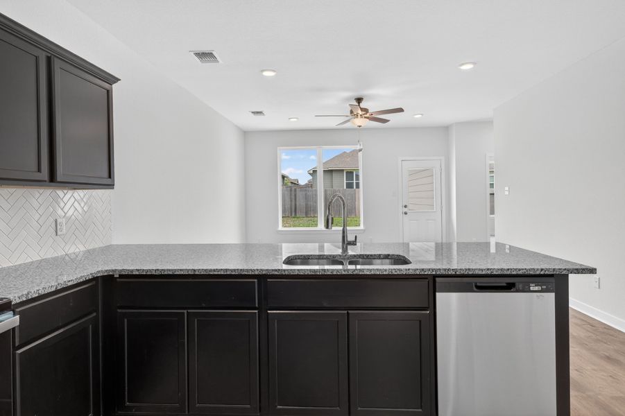Furnished interior view inside a new home in South Pointe, Temple (Image 5). Furnished interior view inside a new home in South Pointe, Temple (Image 5).