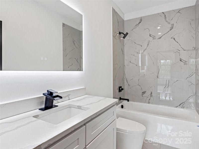 Furnished interior view inside a new home in , Mills River (Image 13).