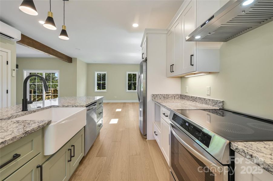 Furnished interior view inside a new home in , Asheville (Image 8).