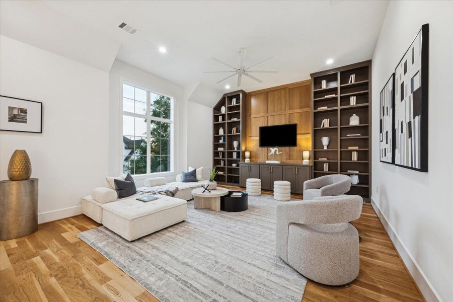 Furnished interior view inside a new home in , Houston (Image 15).