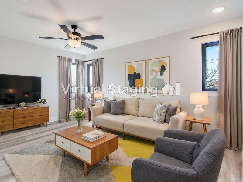 Furnished interior view inside a new home in , Austin (Image 4).
