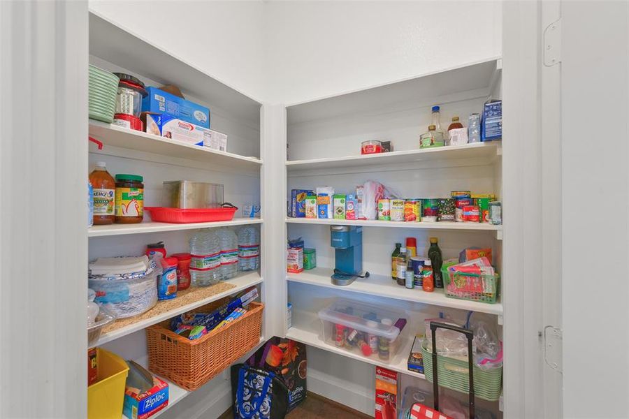 large walk-in pantry