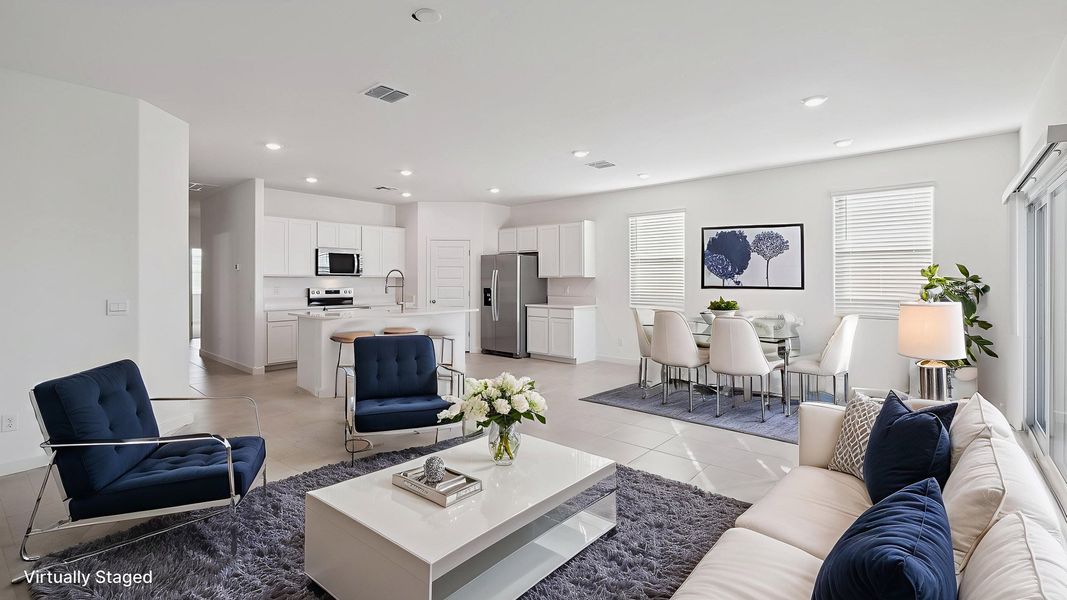 Furnished interior view inside a new home in Desert Moon Estates, Buckeye (Image 5).