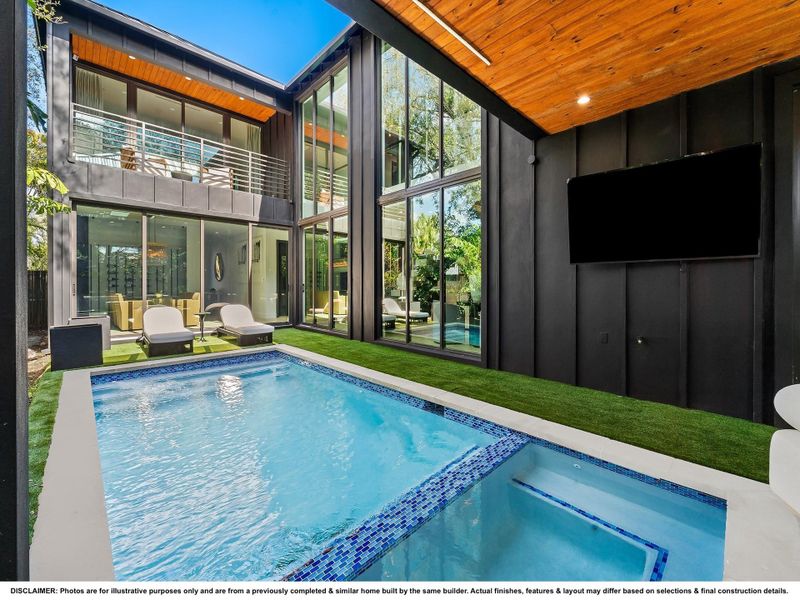 DISCLAIMER: Photos are for illustrative purposes only and are from a previously completed & similar home built by the same builder. Actual finishes, features & layout may differ based on selections & final construction details.