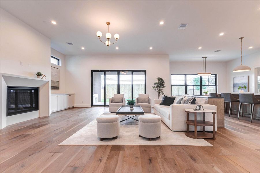 Furnished interior view inside a new home in , Houston (Image 38).