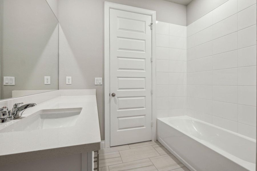 Furnished interior view inside a new home in Brystol at Wylder - Reserve Series, Port St. Lucie (Image 7).