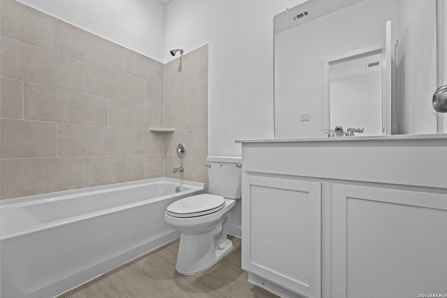 Furnished interior view inside a new home in Waterwheel, San Antonio (Image 9).