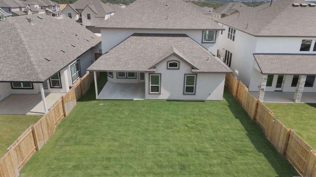 Representative exterior details of a home built from the Archer by Chesmar Homes in Lariat, Liberty Hill (Image 3).