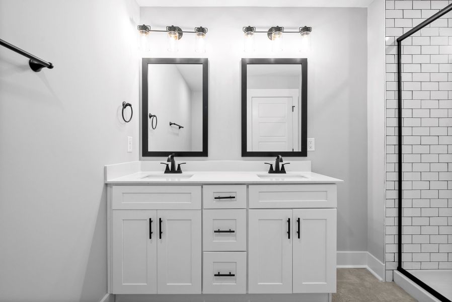 Representative furnished interior of a home built from the Noah by Rockwood Homes in Garrettsburg Meadows, Clarksville (Image 13).