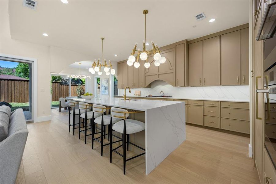 Furnished interior view inside a new home in , Dallas (Image 14).