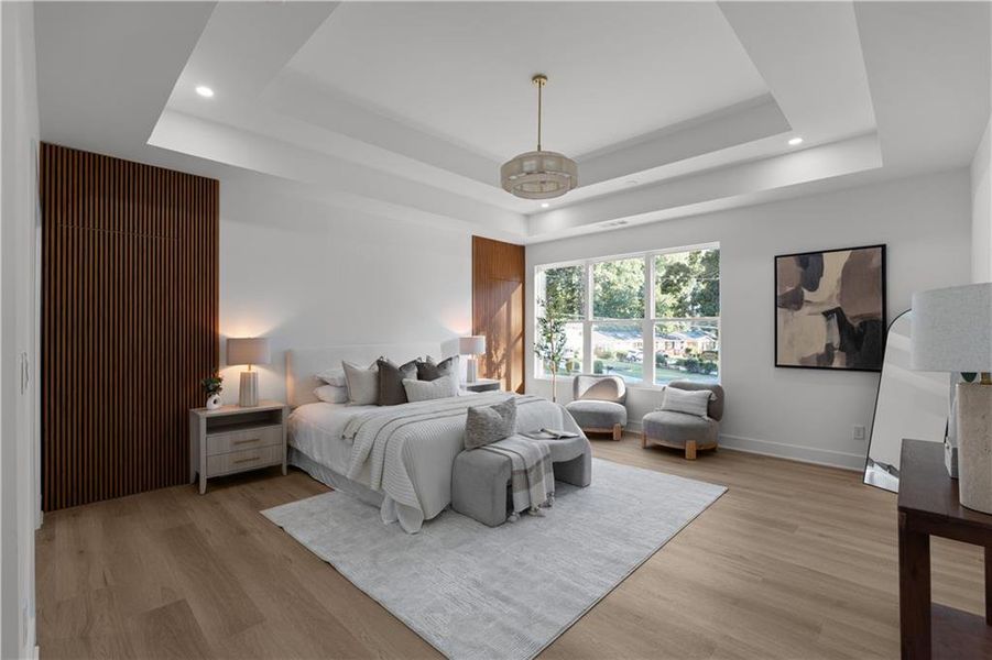 Furnished interior view inside a new home in , Atlanta (Image 67).