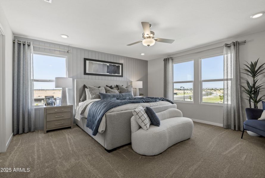 Primary Bedroom model Primary Bedroom model