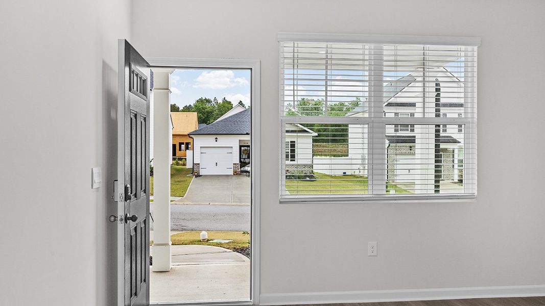 Spacious, unfurnished interior of a new home in Byrd Village, Graniteville (Image 17). Spacious, unfurnished interior of a new home in Byrd Village, Graniteville (Image 17).