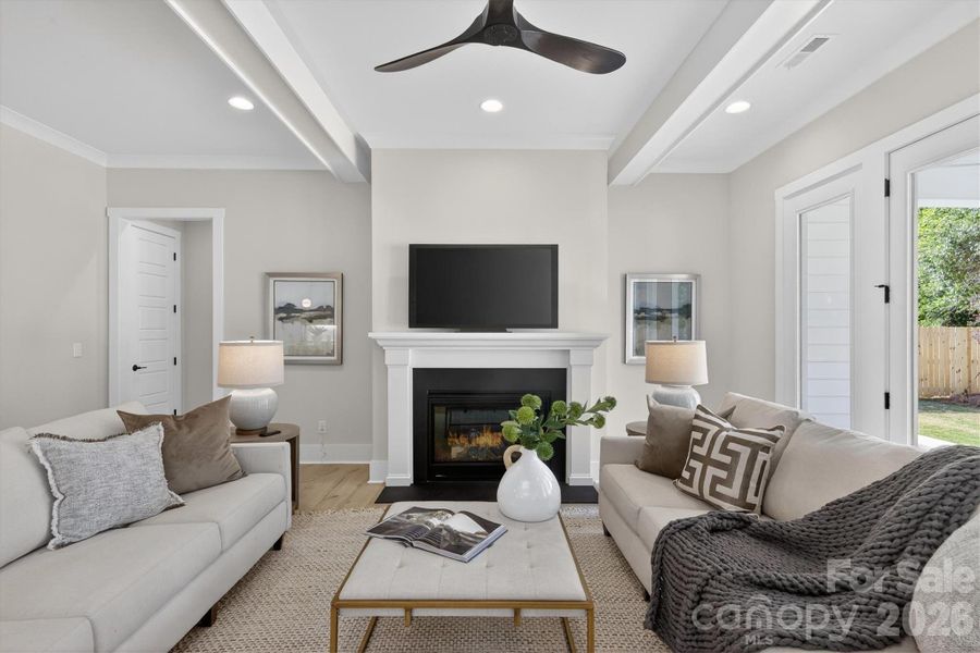 Furnished interior view inside a new home in , Charlotte (Image 5). Furnished interior view inside a new home in , Charlotte (Image 5).