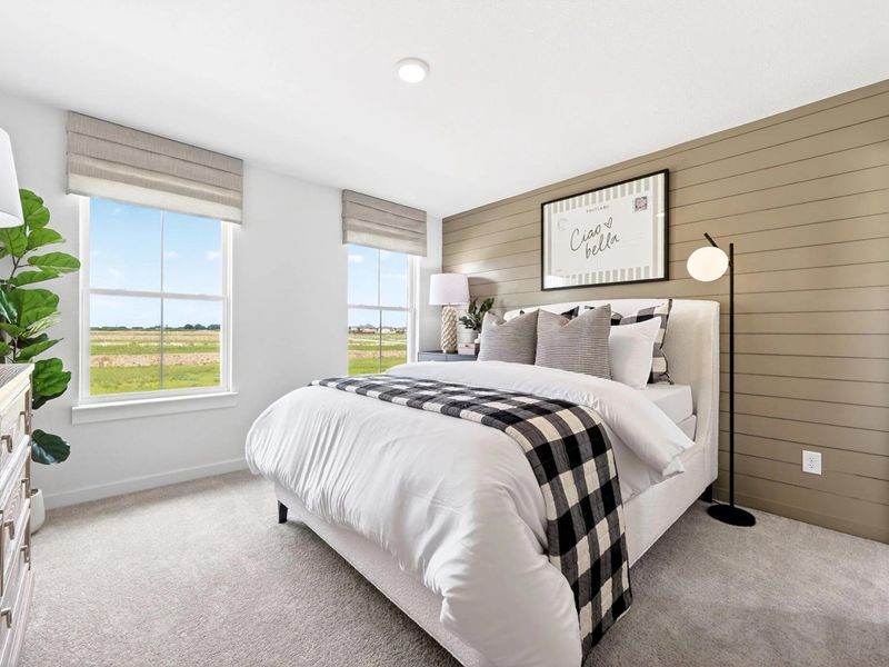 Furnished interior view inside a new home in Parks at Foster Crossing, Anna (Image 31).