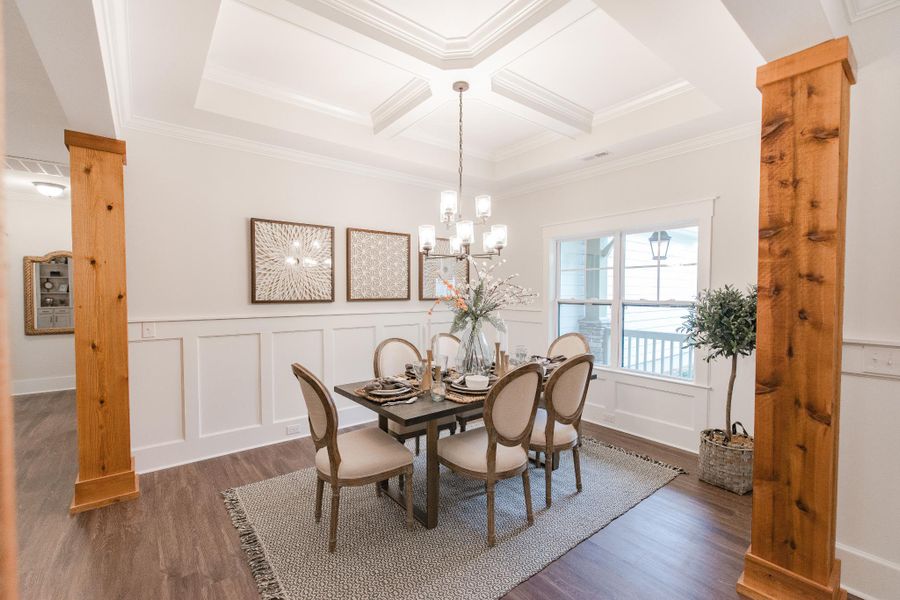 Representative furnished interior of a home built from the McKinley by Bill Clark Homes in The Sanctuary at Sunset Beach, Sunset Beach (Image 5). Representative furnished interior of a home built from the McKinley by Bill Clark Homes in The Sanctuary at Sunset Beach, Sunset Beach (Image 5).