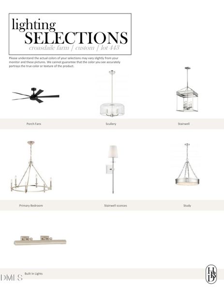 Lighting Selections Lighting Selections