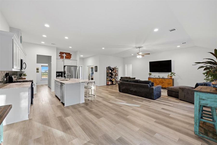 Large Kitchen Island for extra dining