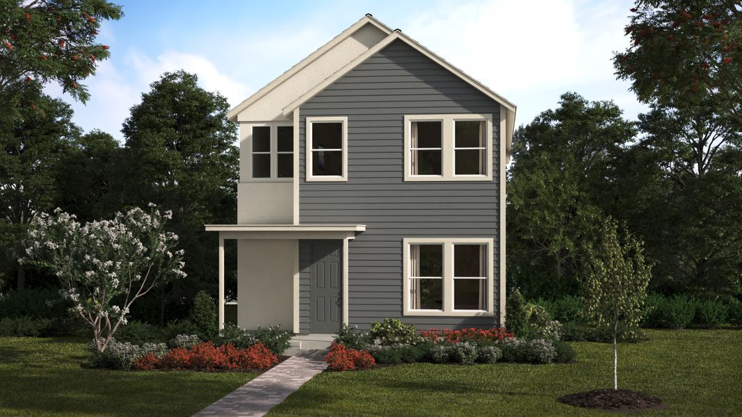 Transitional Elevation | Vista | Spring Walk at The Junction | DeBary, FL | Landsea Homes