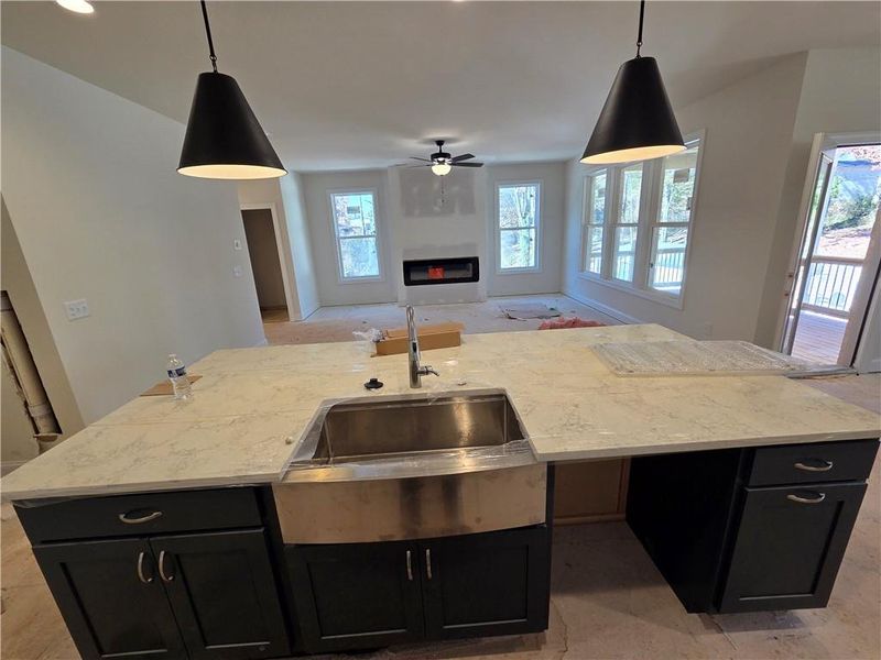 Furnished interior view inside a new home in , Buford (Image 6).