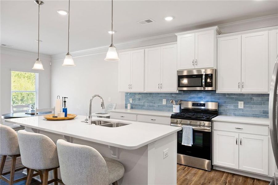 Furnished interior view inside a new home in , Dallas (Image 16).